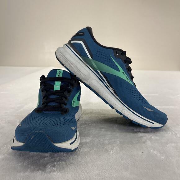 Brooks Ghost 15 Men\'s Running Shoes Size 11D Blue & Green Lightweight Breathable main image 12